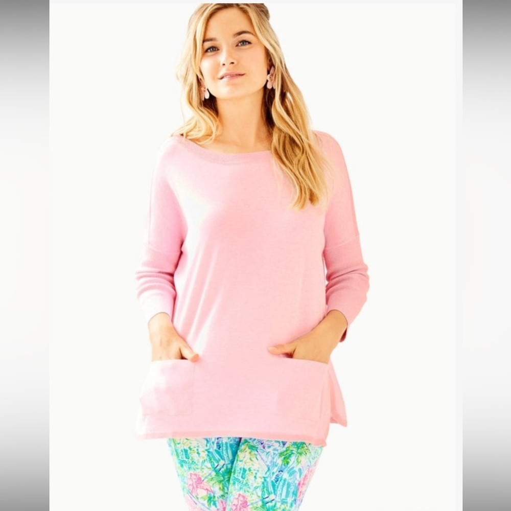 Lilly‎ Pulitzer Cobo Boatneck Sweater Powder Pink